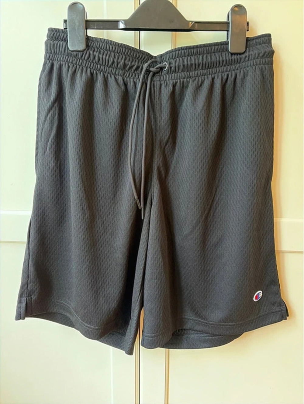 NWT Champion Men’s Mesh Athletic Shorts Small Black Drawstring Basketball
